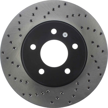 StopTech Sport Cryo Cross Drilled Brake Rotor; Front Right