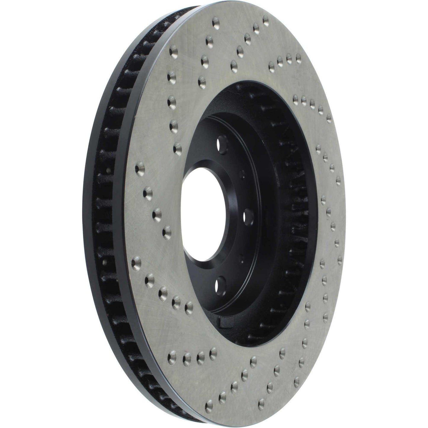 StopTech Sport Cryo Cross Drilled Brake Rotor; Front Left