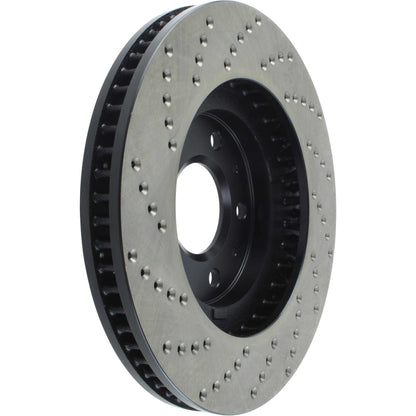 StopTech Sport Cryo Cross Drilled Brake Rotor; Front Left