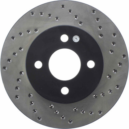 StopTech Sport Cryo Cross Drilled Brake Rotor; Front Left