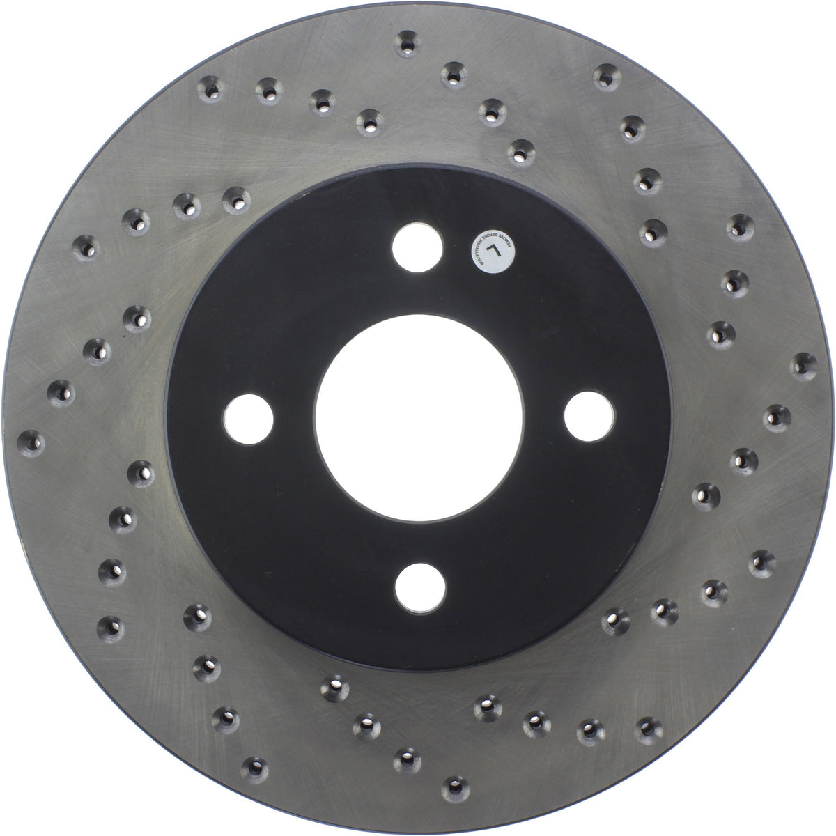StopTech Sport Cryo Cross Drilled Brake Rotor; Front Left