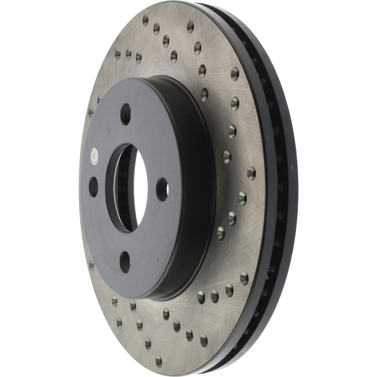 StopTech Sport Cryo Cross Drilled Brake Rotor; Front Left