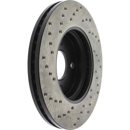 StopTech Sport Cryo Cross Drilled Brake Rotor; Front Left