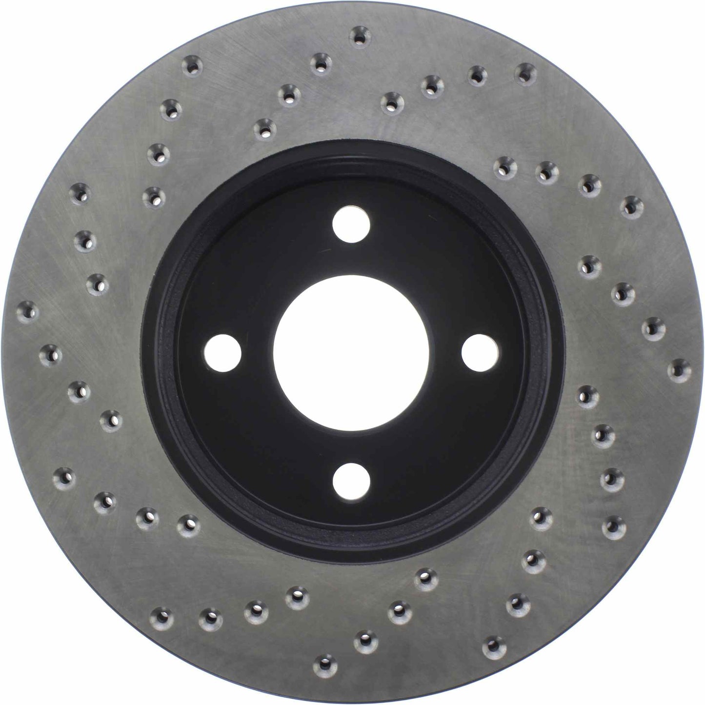 StopTech Sport Cross Drilled Brake Rotor; Front Left