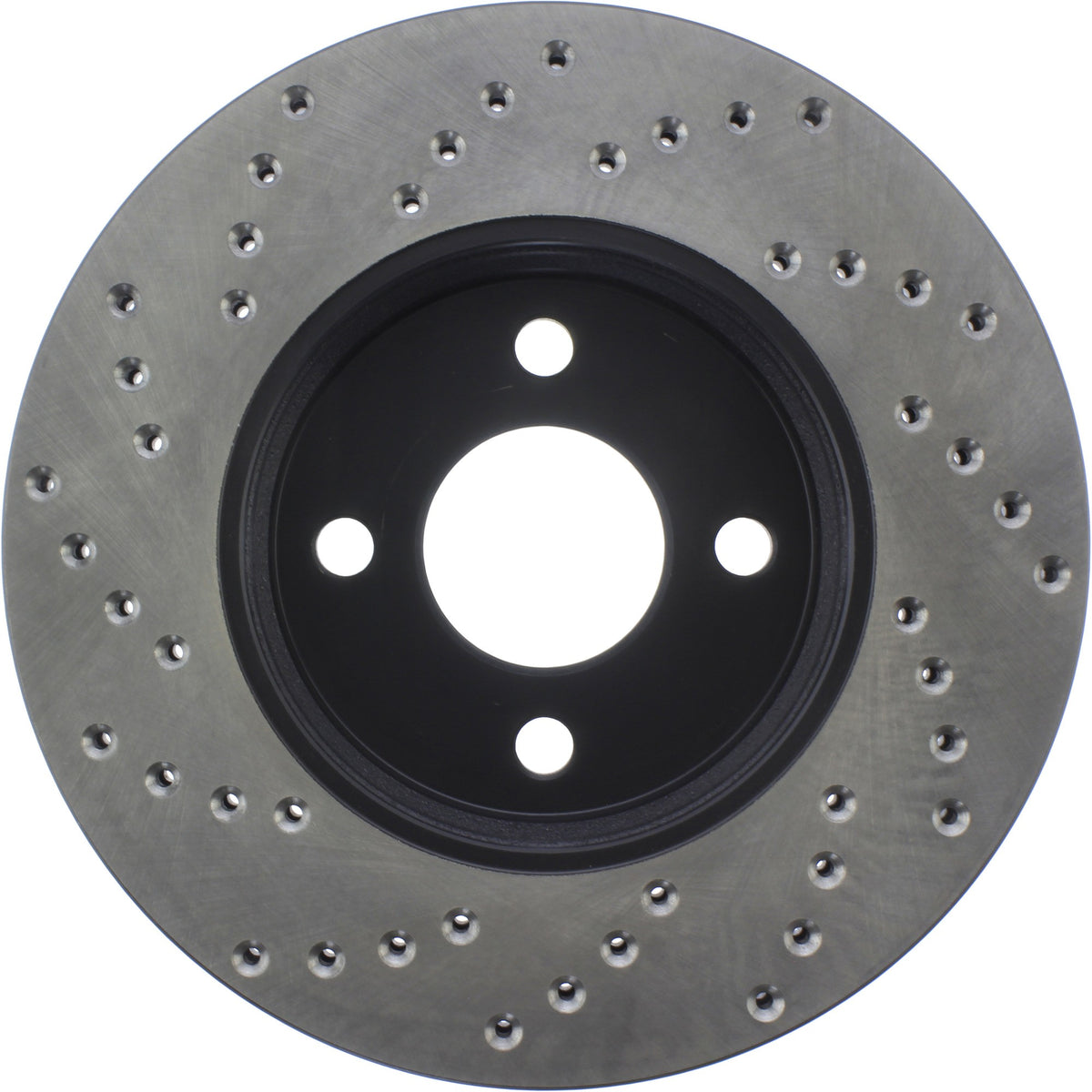 StopTech Sport Cross Drilled Brake Rotor; Front Left