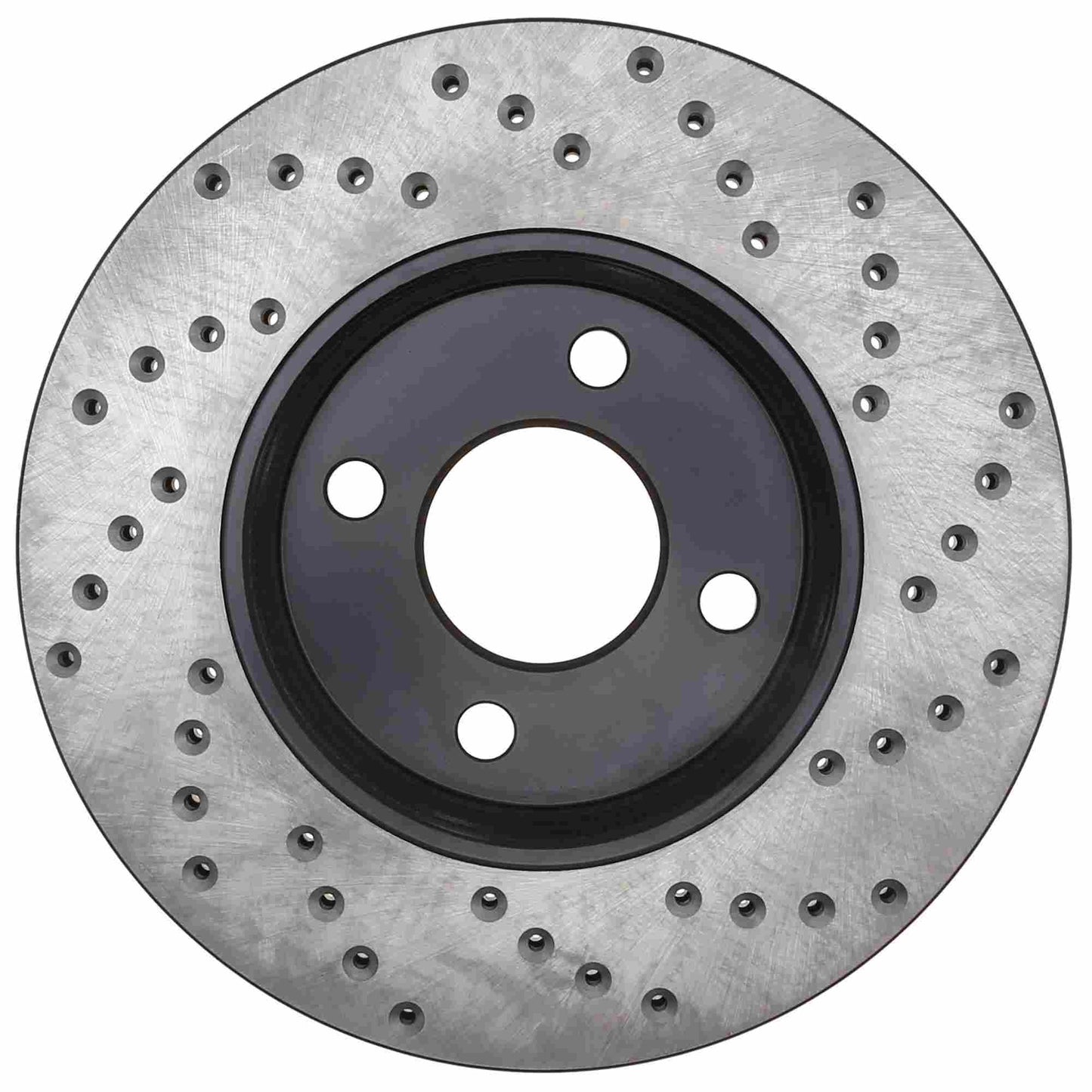 StopTech Sport Cross Drilled Brake Rotor; Front Right