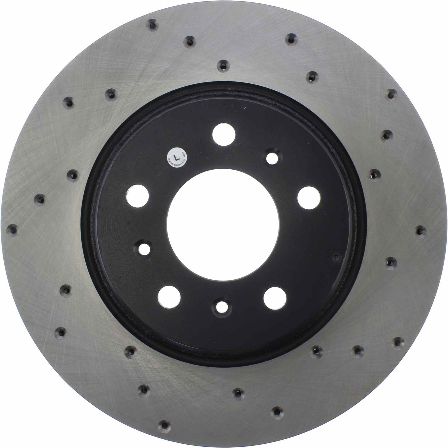 StopTech Sport Cryo Cross Drilled Brake Rotor; Front Left
