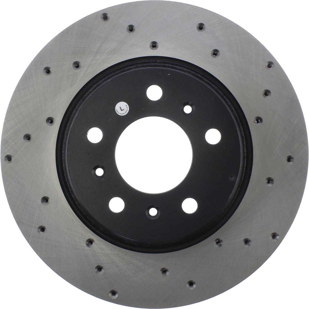 StopTech Sport Cryo Cross Drilled Brake Rotor; Front Left