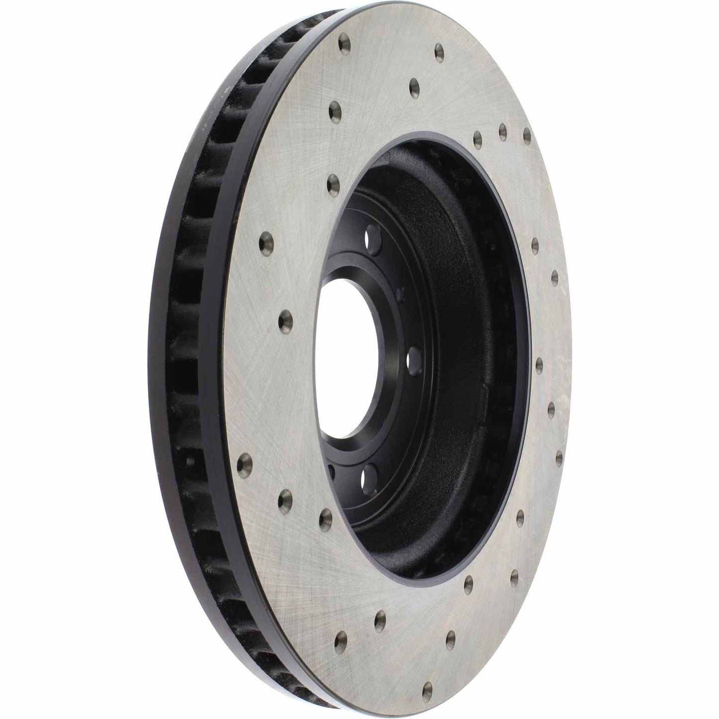 StopTech Sport Cryo Cross Drilled Brake Rotor; Front Left