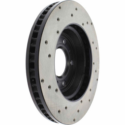 StopTech Sport Cryo Cross Drilled Brake Rotor; Front Left