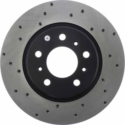 StopTech Sport Cryo Cross Drilled Brake Rotor; Front Right