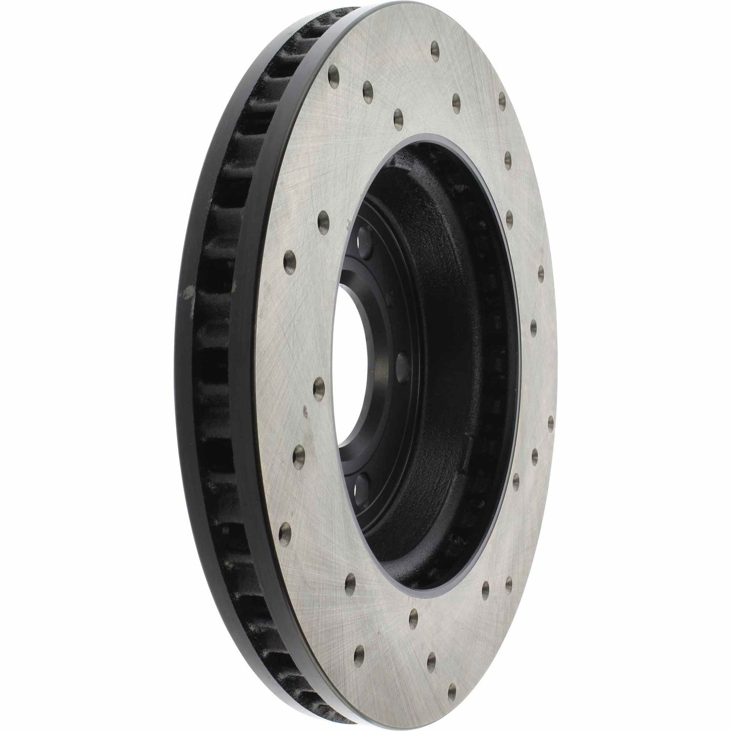StopTech Sport Cryo Cross Drilled Brake Rotor; Front Right