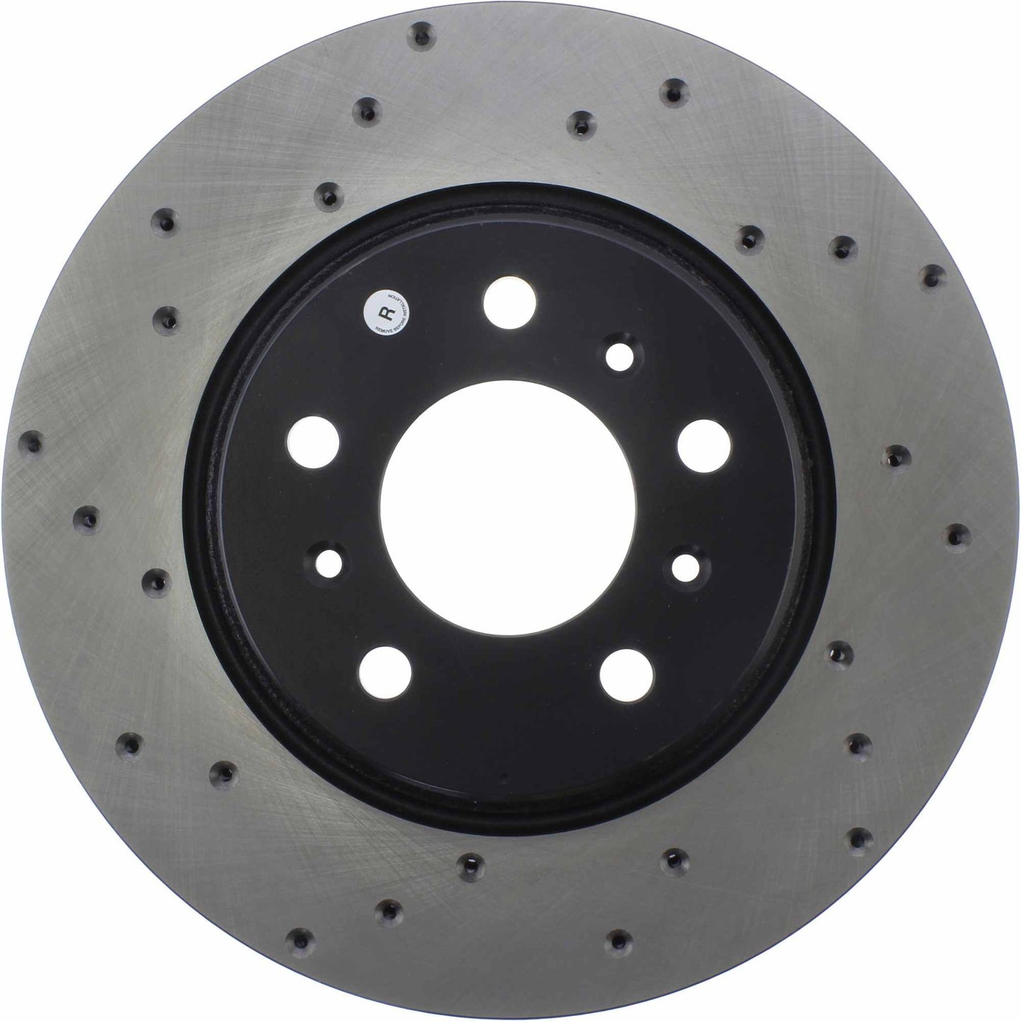 StopTech Sport Cross Drilled Brake Rotor; Front Right