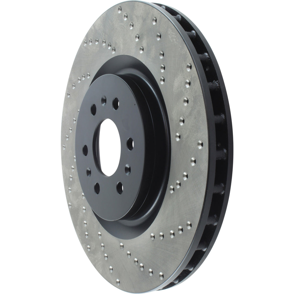 StopTech Sport Cryo Cross Drilled Brake Rotor; Front Left