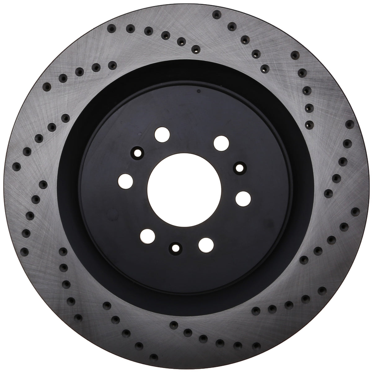 StopTech  Sport Cryo Cross Drilled Brake Rotor; Rear Left