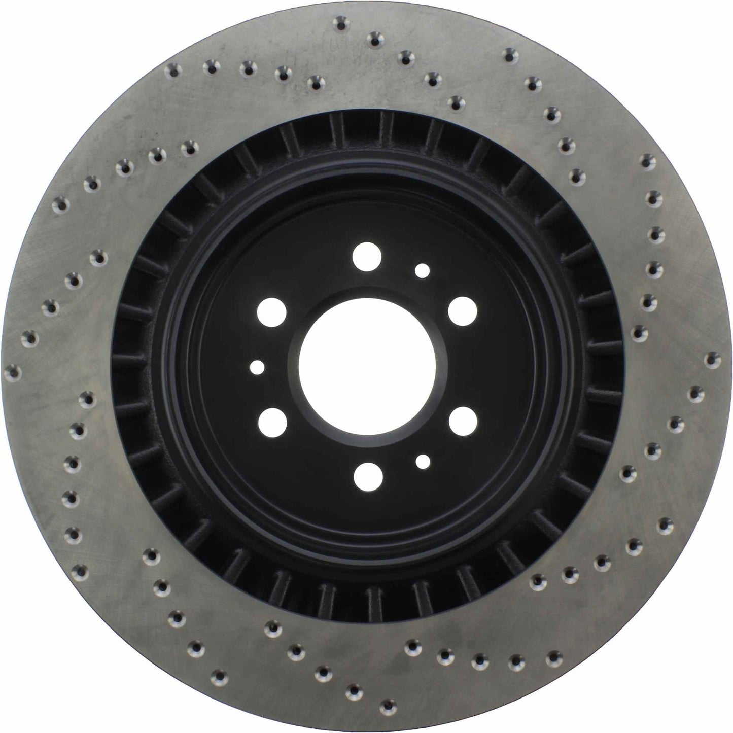 StopTech Sport Cryo Cross Drilled Brake Rotor; Rear Right