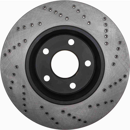 StopTech  Sport Cryo Cross Drilled Brake Rotor; Front Right