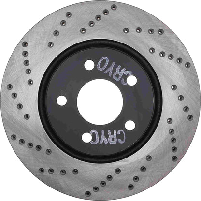 StopTech  Sport Cryo Cross Drilled Brake Rotor; Front Right