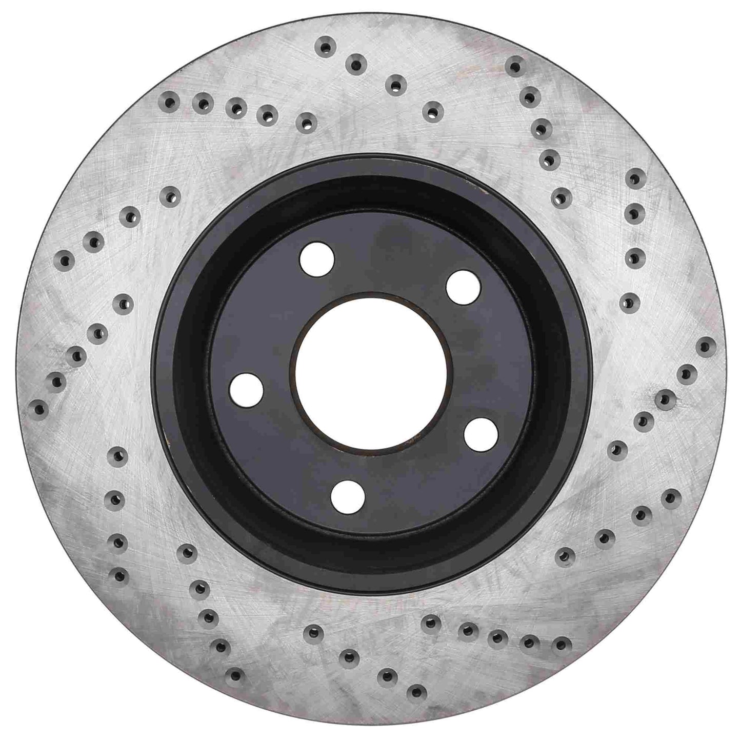 StopTech Sport Cross Drilled Brake Rotor; Front Right