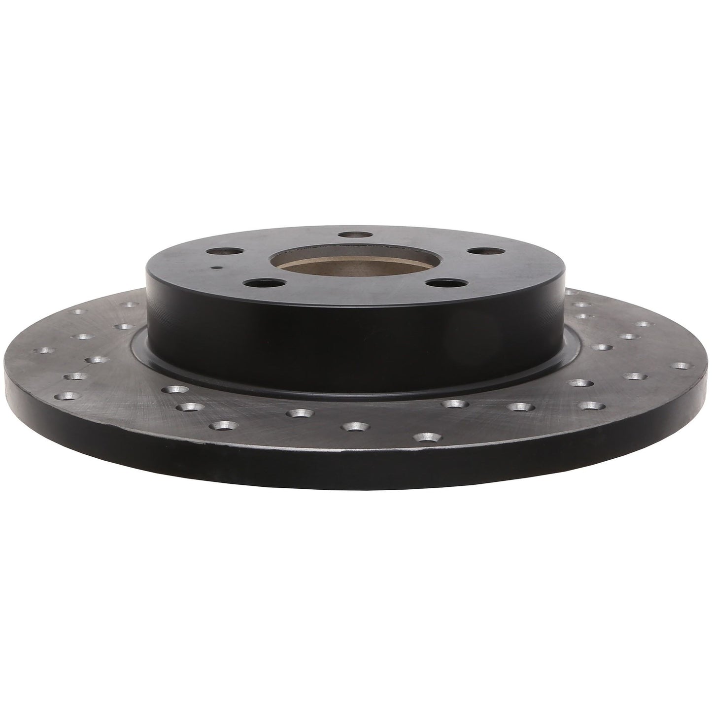 StopTech Sport Cross Drilled Brake Rotor; Rear Left