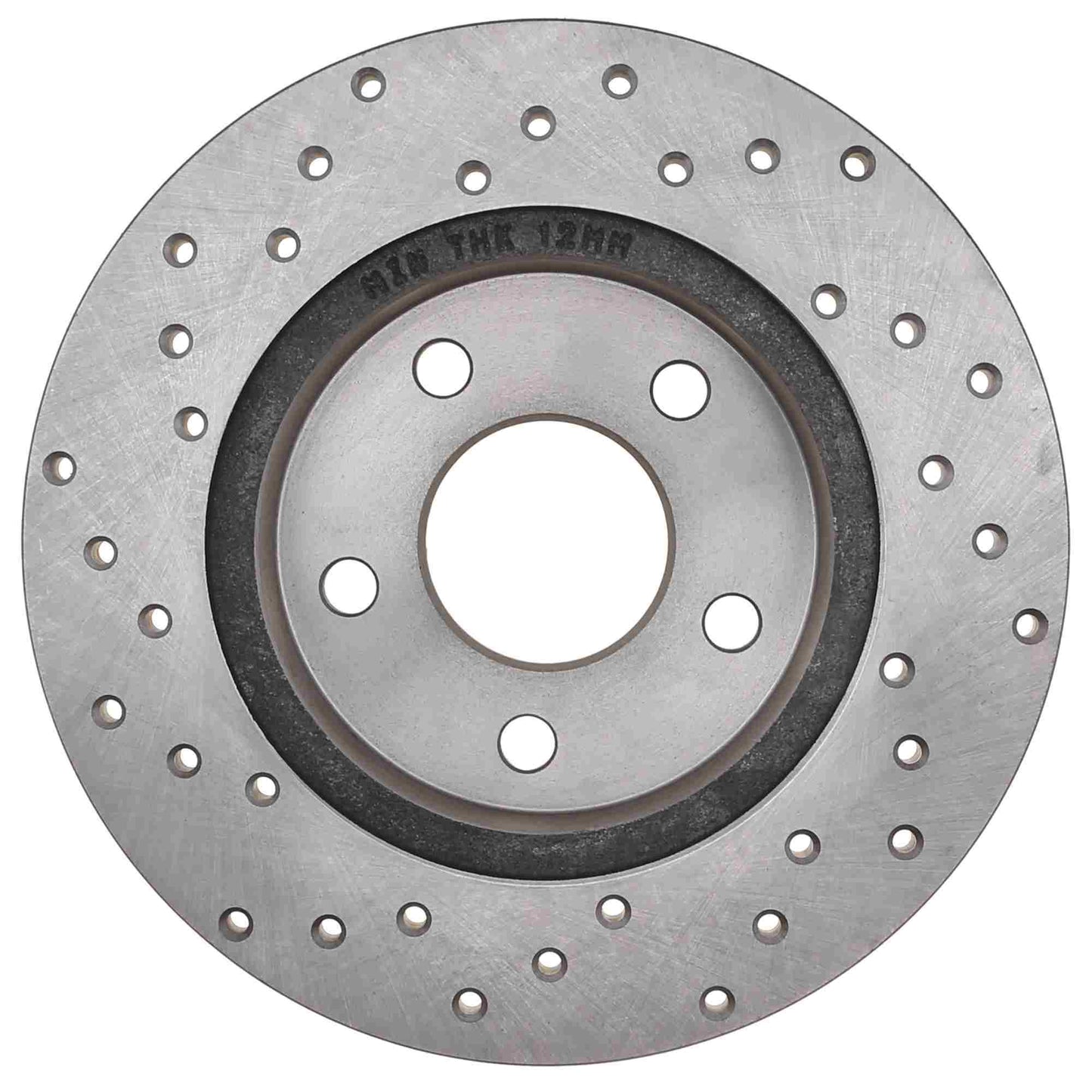 StopTech Sport Cross Drilled Brake Rotor; Rear Left
