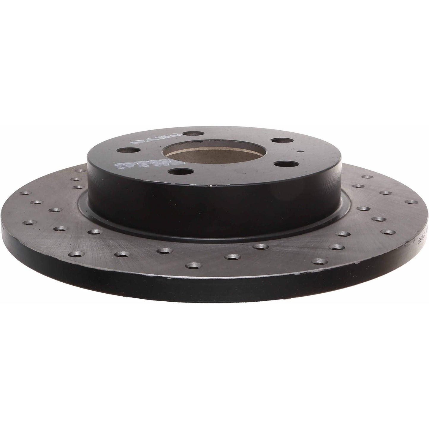 StopTech Sport Cross Drilled Brake Rotor; Rear Right