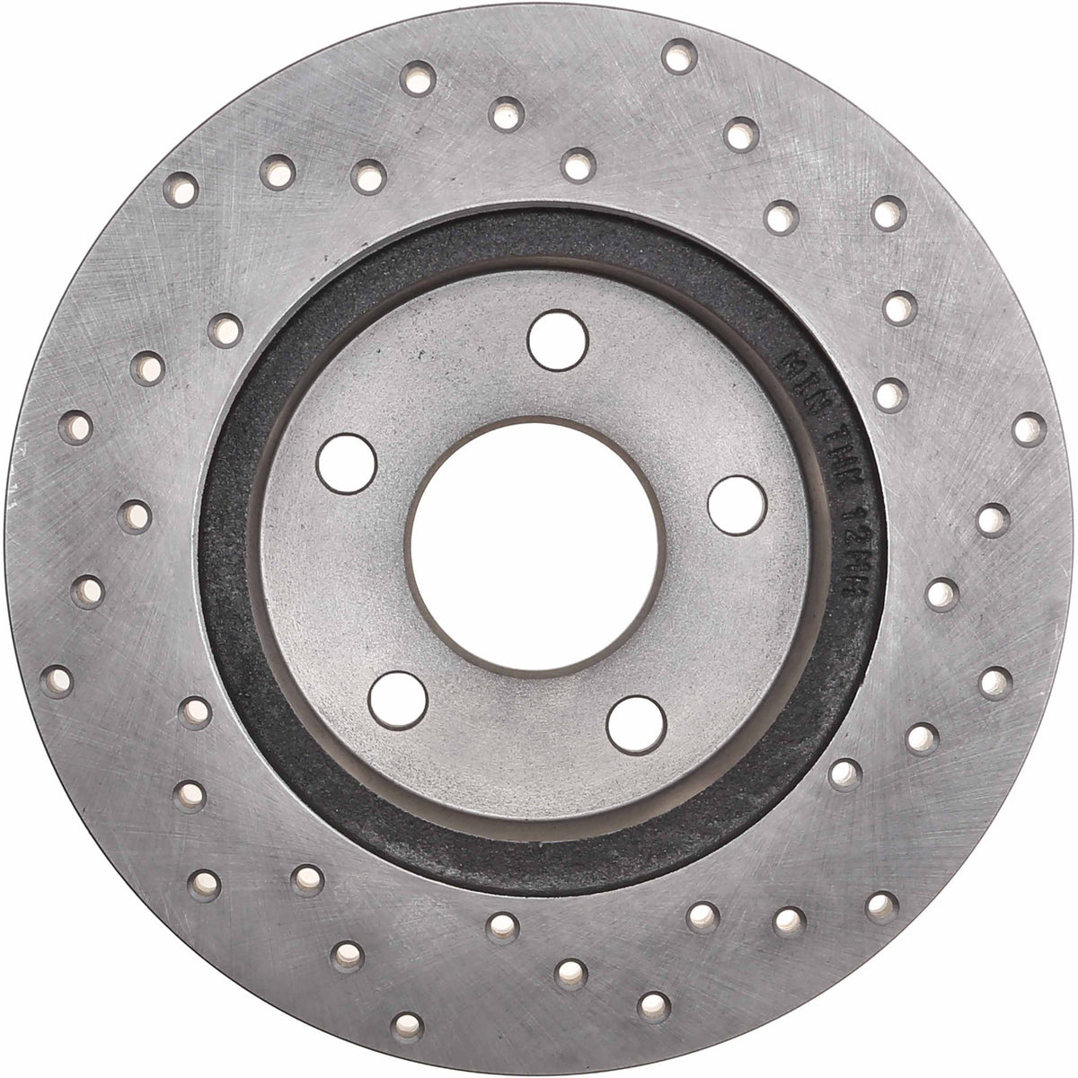 StopTech Sport Cross Drilled Brake Rotor; Rear Right