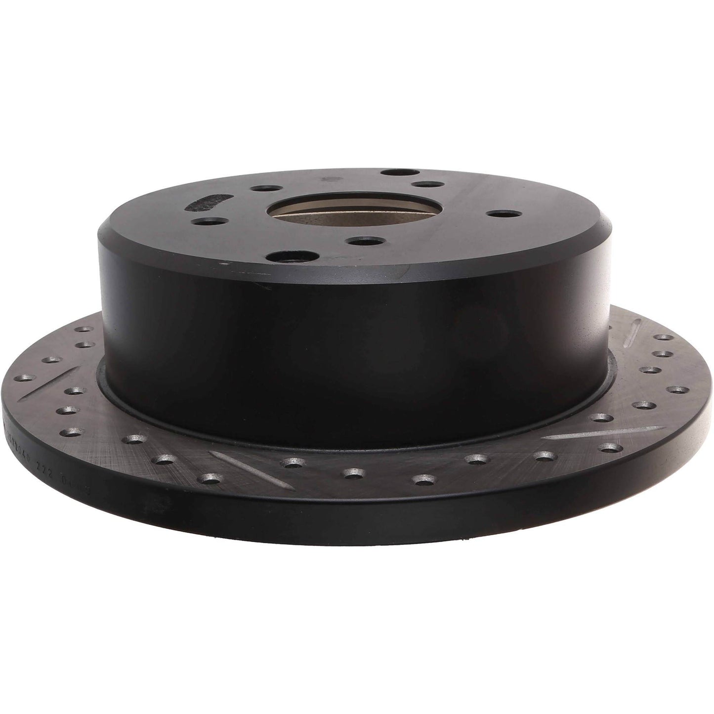 StopTech Sport Cross Drilled Brake Rotor; Rear Left
