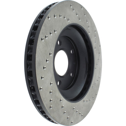 StopTech Sport Cryo Cross Drilled Brake Rotor; Front Right