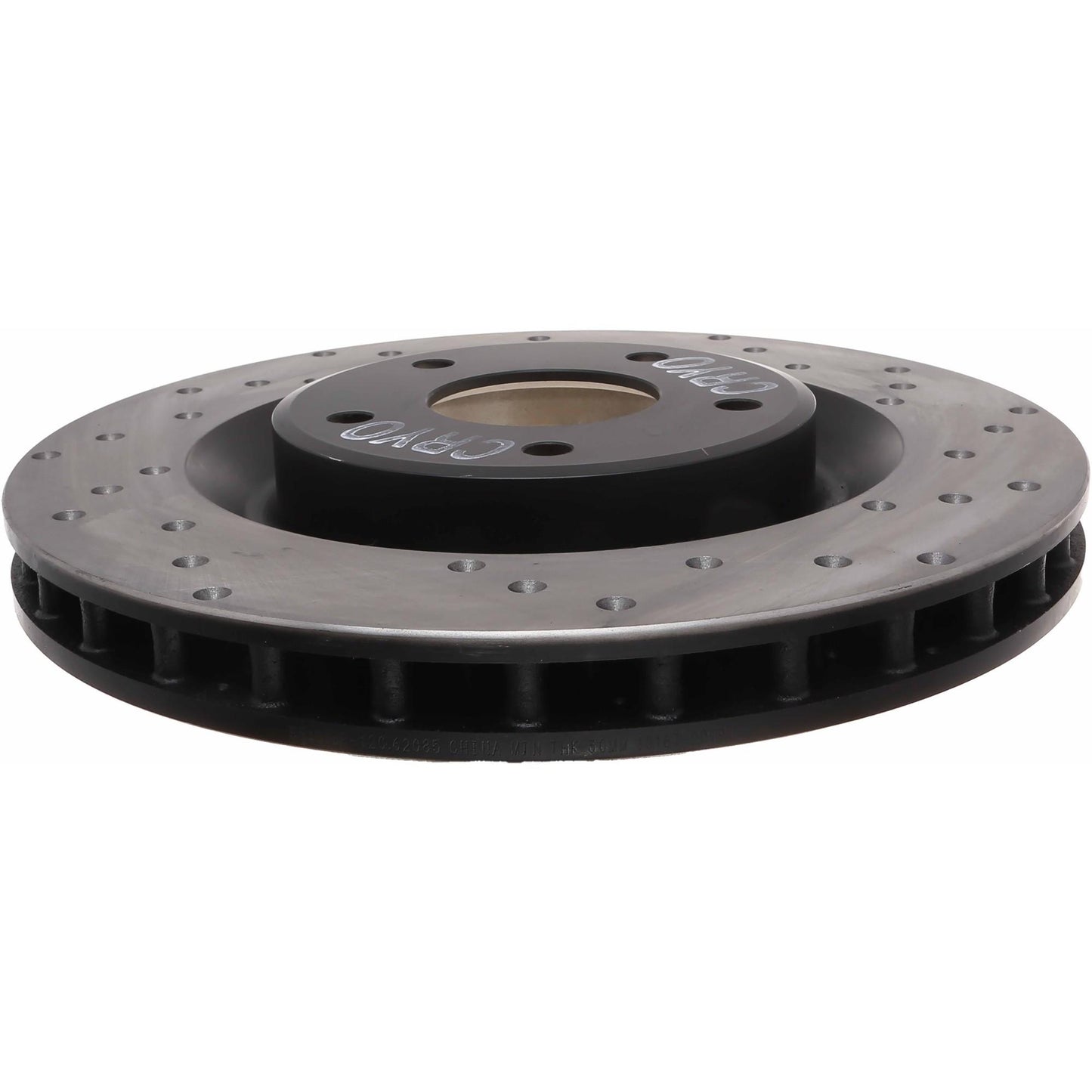 StopTech Sport Cryo Cross Drilled Brake Rotor; Front Left