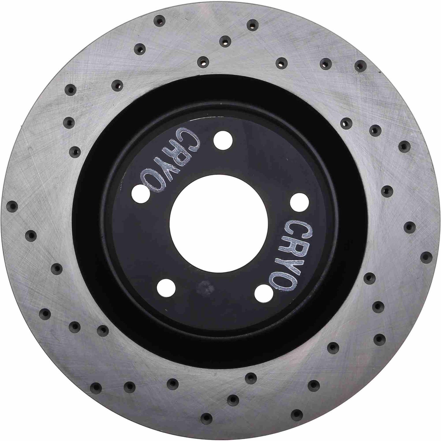 StopTech  Sport Cryo Cross Drilled Brake Rotor; Front Right