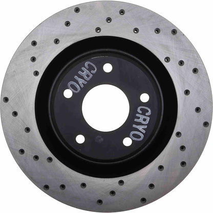 StopTech  Sport Cryo Cross Drilled Brake Rotor; Front Right