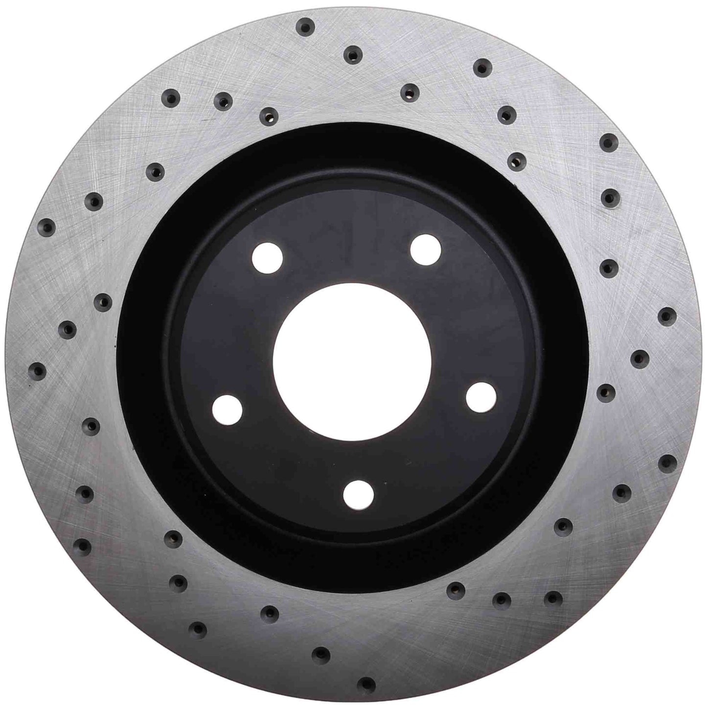 StopTech Sport Cross Drilled Brake Rotor; Front Left
