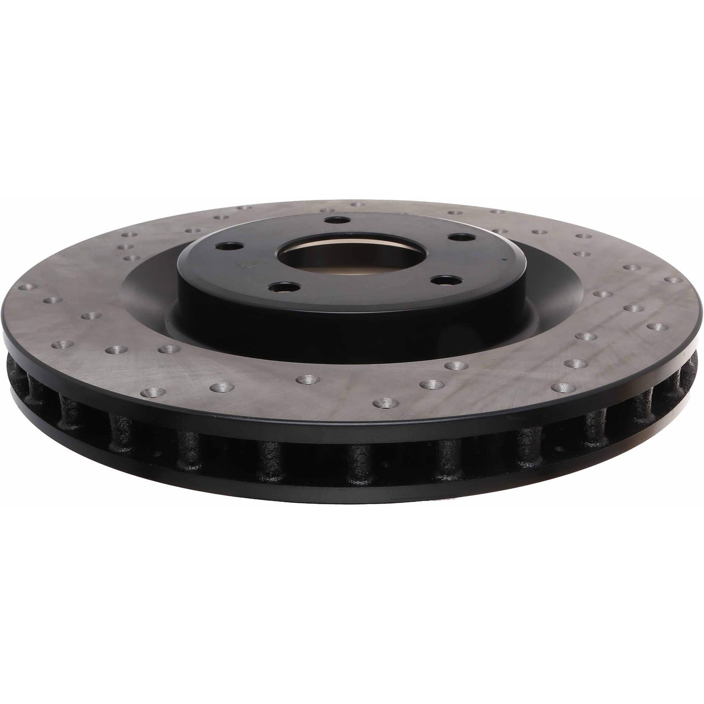 StopTech Sport Cross Drilled Brake Rotor; Front Right