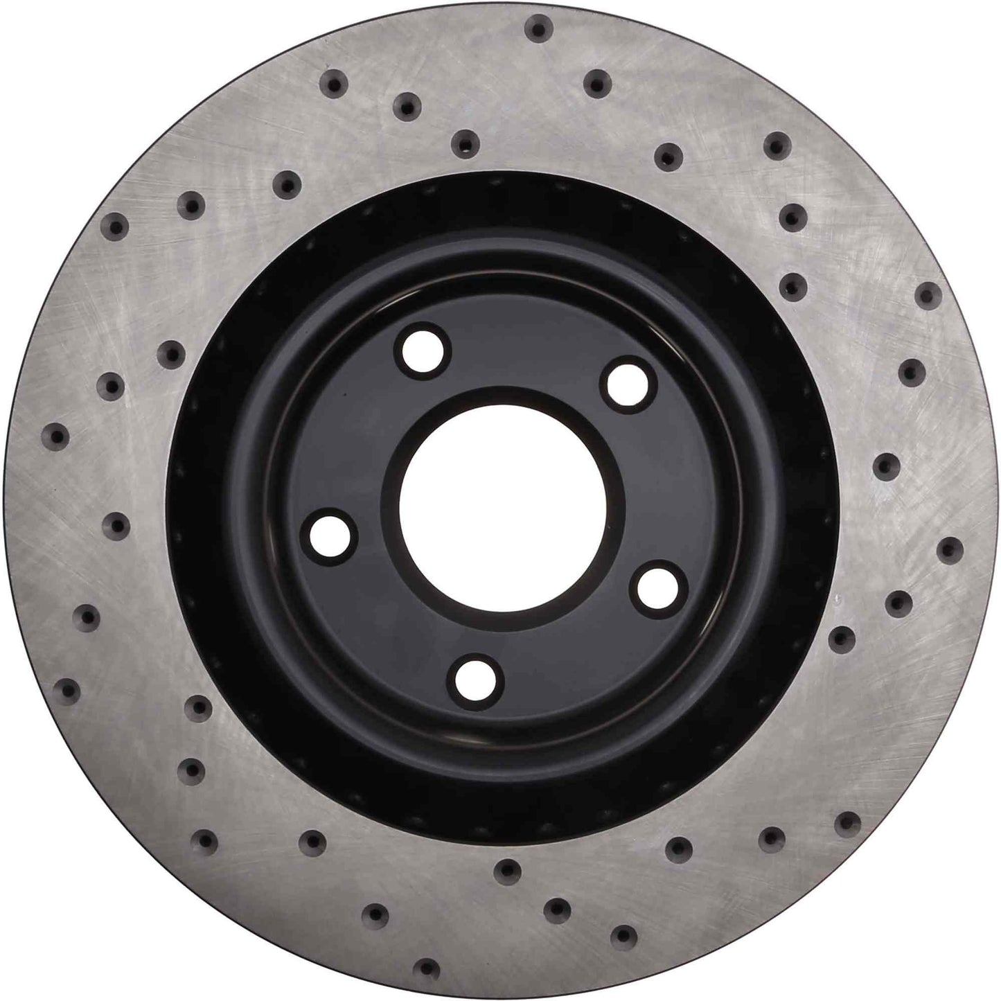 StopTech Sport Cross Drilled Brake Rotor; Front Right