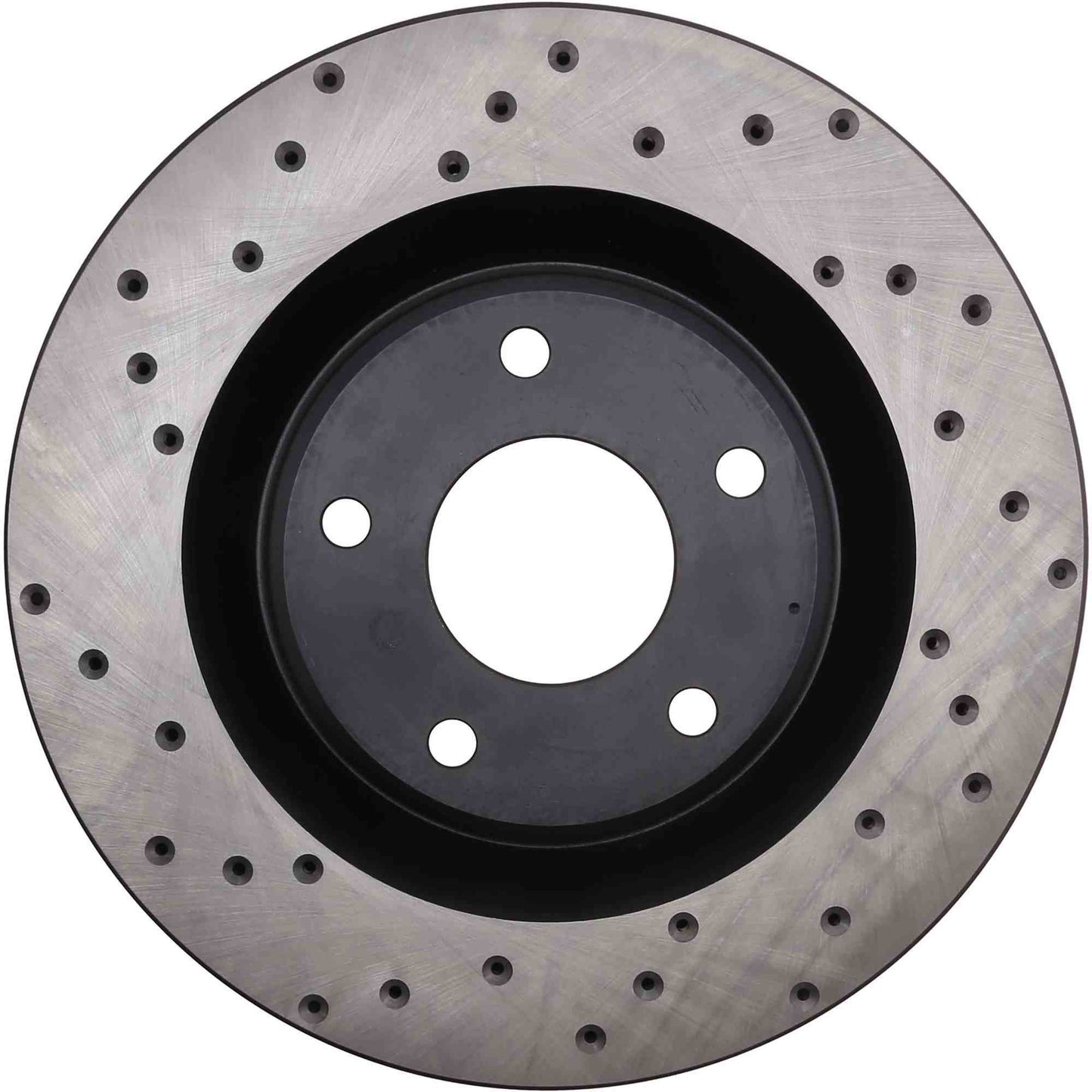 StopTech Sport Cross Drilled Brake Rotor; Front Right