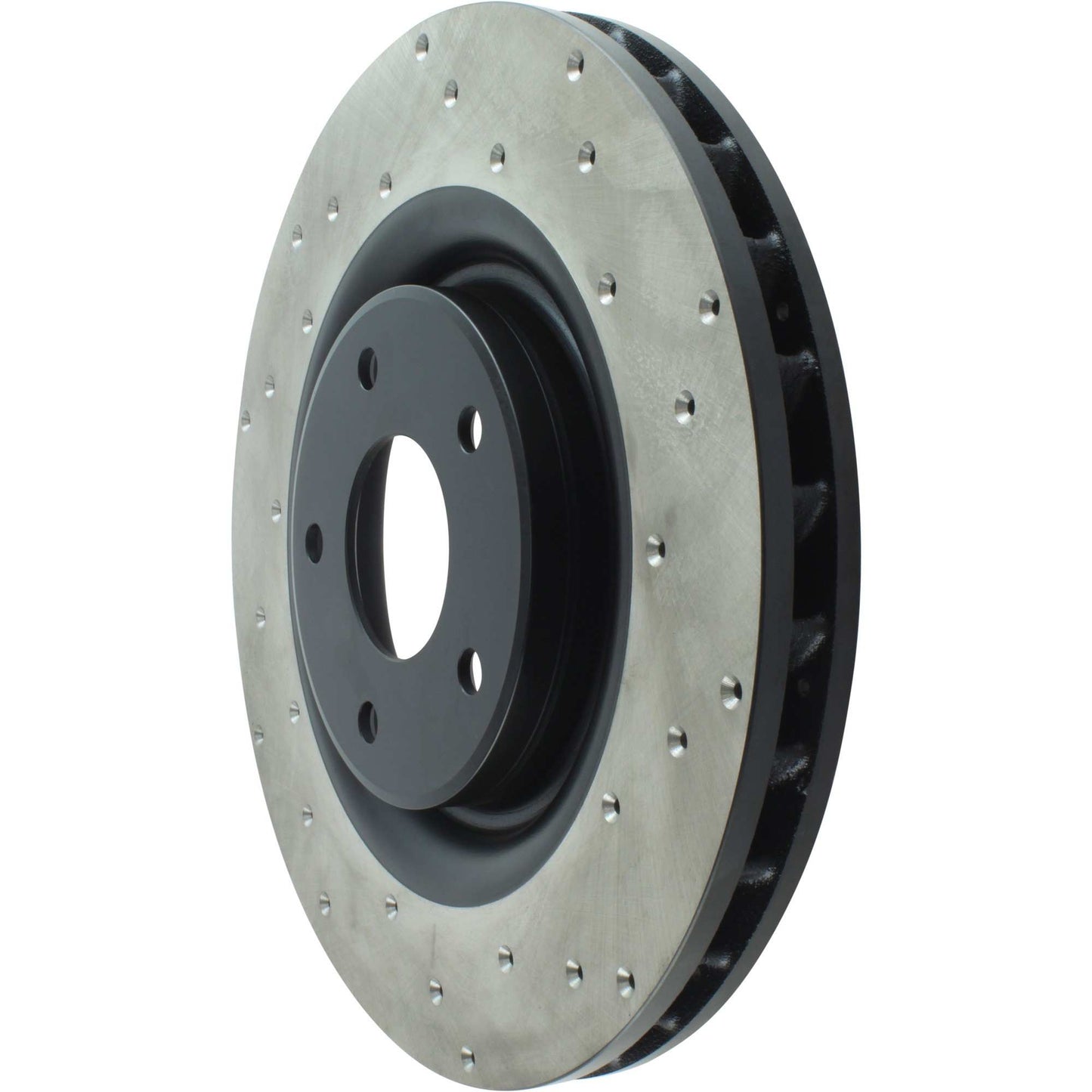 StopTech Sport Cryo Cross Drilled Brake Rotor; Front Left