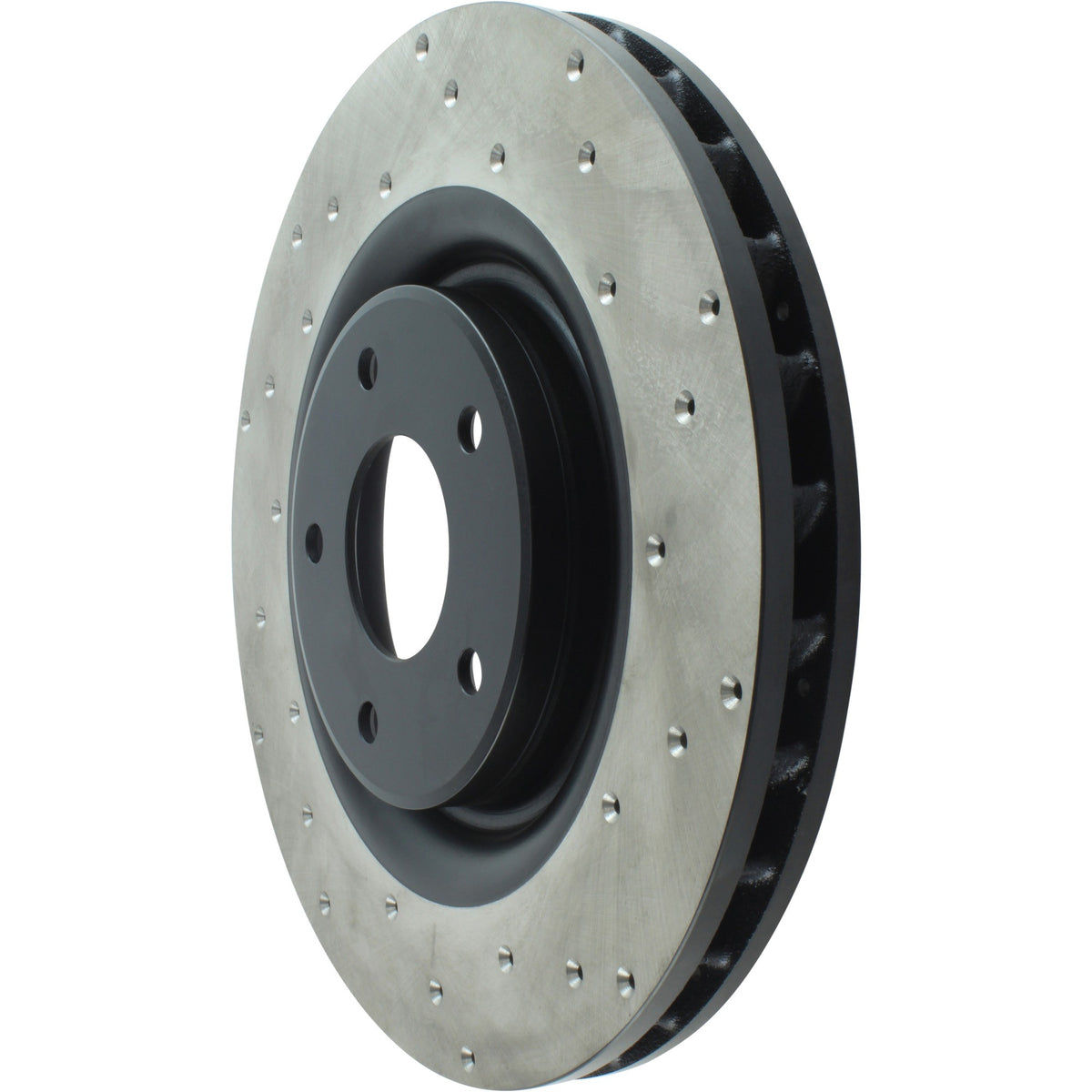 StopTech Sport Cryo Cross Drilled Brake Rotor; Front Left