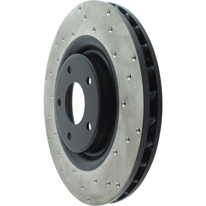 StopTech Sport Cryo Cross Drilled Brake Rotor; Front Left