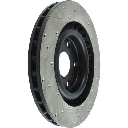 StopTech Sport Cryo Cross Drilled Brake Rotor; Front Left