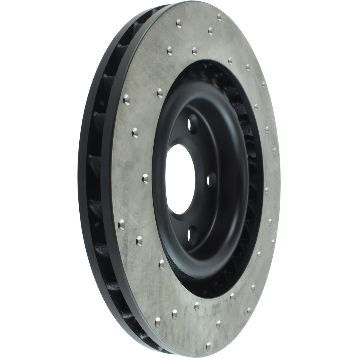 StopTech Sport Cryo Cross Drilled Brake Rotor; Front Left