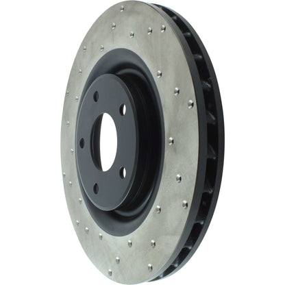StopTech Sport Cryo Cross Drilled Brake Rotor; Front Right