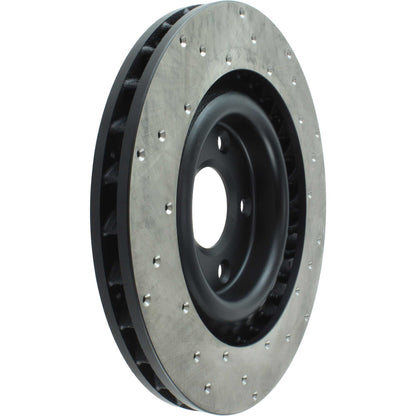 StopTech Sport Cryo Cross Drilled Brake Rotor; Front Right
