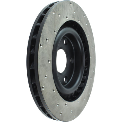 StopTech Sport Cryo Cross Drilled Brake Rotor; Front Right