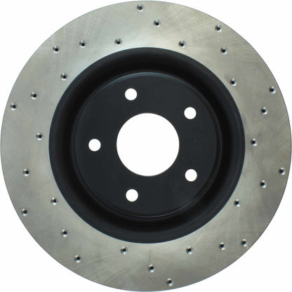 StopTech 06-08 Cadillac XLR-V SC / 05-09 Corvette (Z51) Front Left Drilled Rotor 128.62086L
