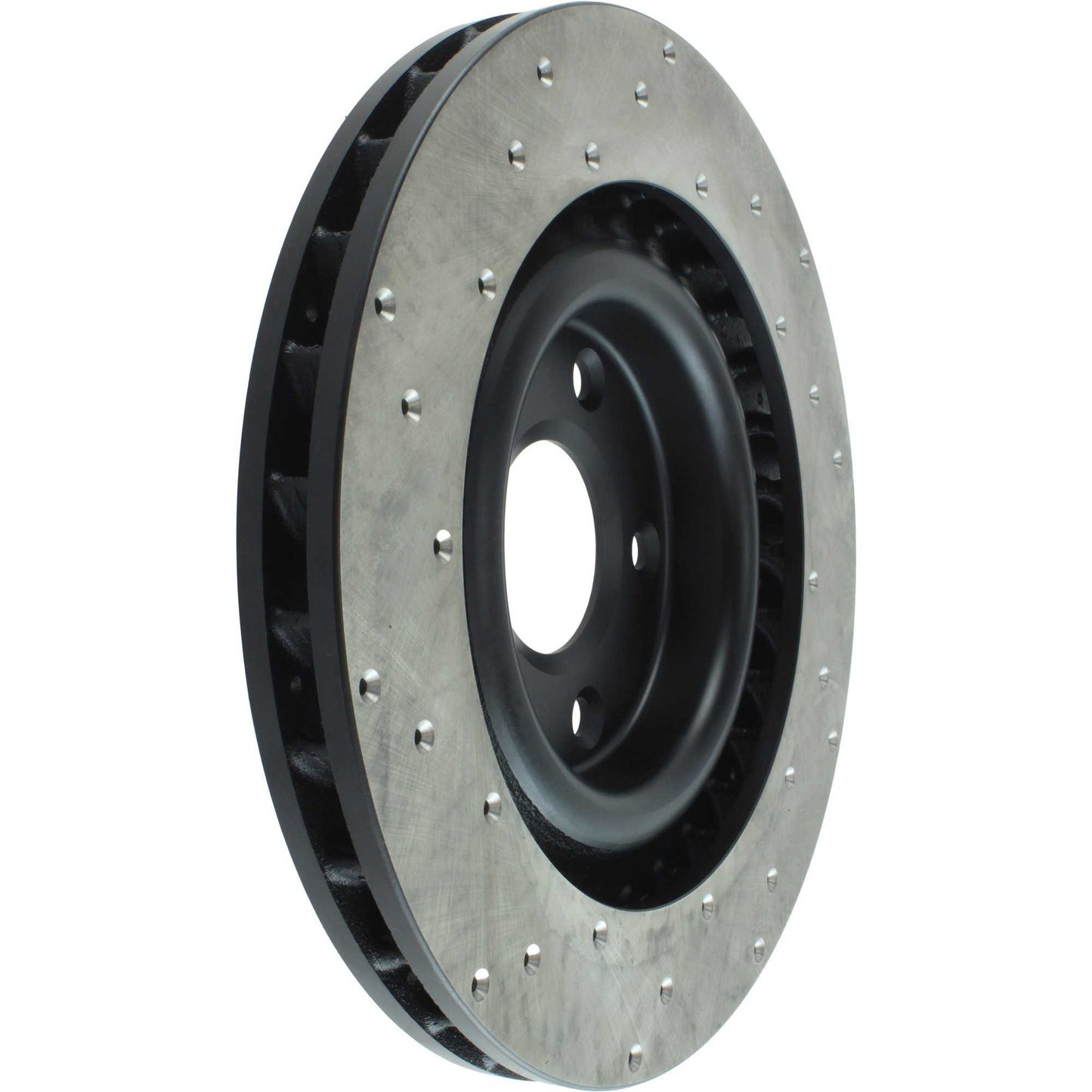 StopTech 06-08 Cadillac XLR-V SC / 05-09 Corvette (Z51) Front Left Drilled Rotor 128.62086L