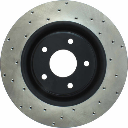 StopTech 06-08 Cadillac XLR-V SC / 05-09 Corvette (Z51) Front Right Drilled Rotor 128.62086R