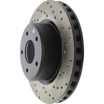 StopTech Sport Cryo Cross Drilled Brake Rotor; Front Left