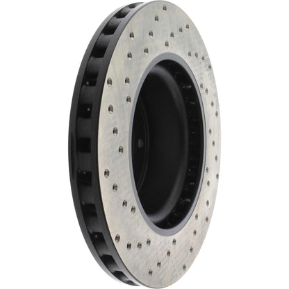 StopTech Sport Cryo Cross Drilled Brake Rotor; Front Left