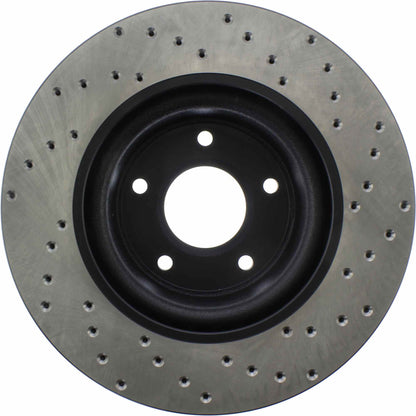 StopTech  Sport Cross Drilled Brake Rotor; Front Right